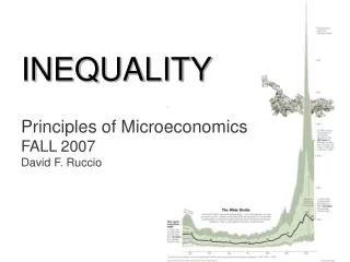 INEQUALITY Principles of Microeconomics FALL 2007 David F. Ruccio