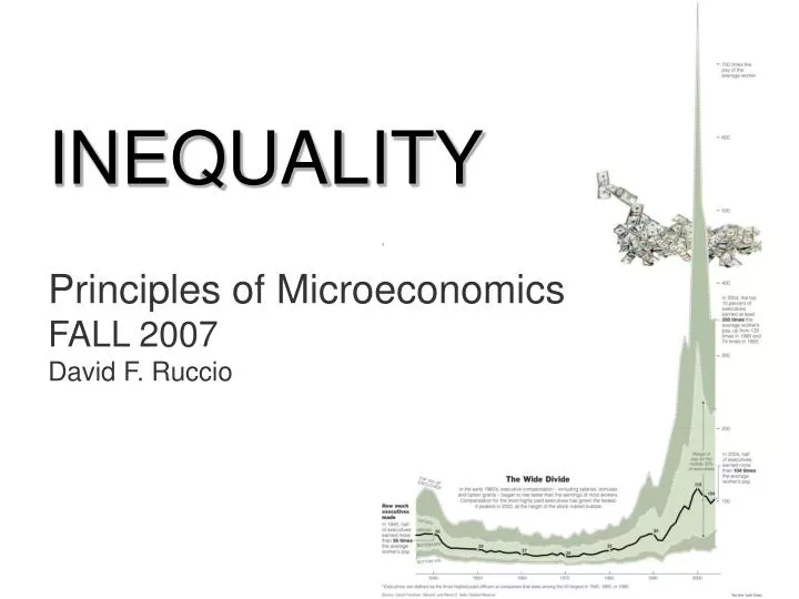 inequality principles of microeconomics fall 2007 david f ruccio