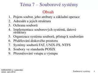 obsah