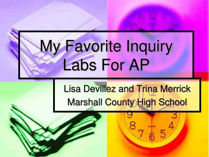 my favorite inquiry labs for ap