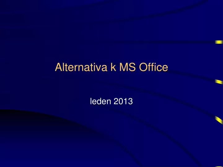 alternativ a k ms office