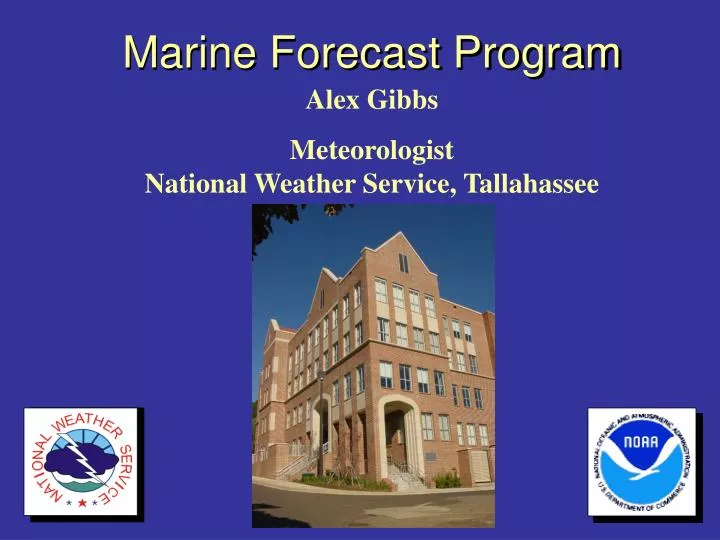 marine forecast program