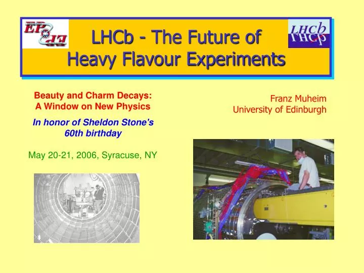 lhcb the future of heavy flavour experiments