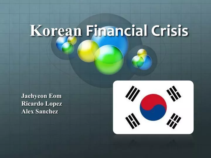 korean financial crisis