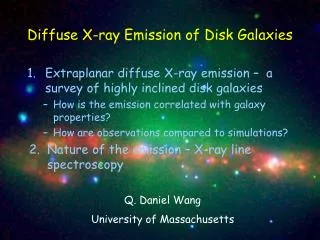 Diffuse X-ray Emission of Disk G alaxies