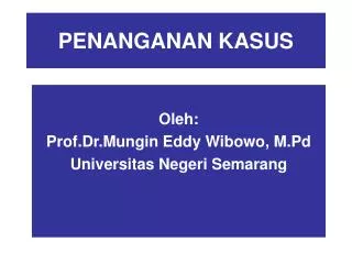 penanganan kasus