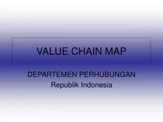 value chain map