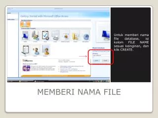 memberi nama file