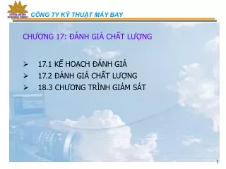 ch ng 17 nh gi ch t l ng