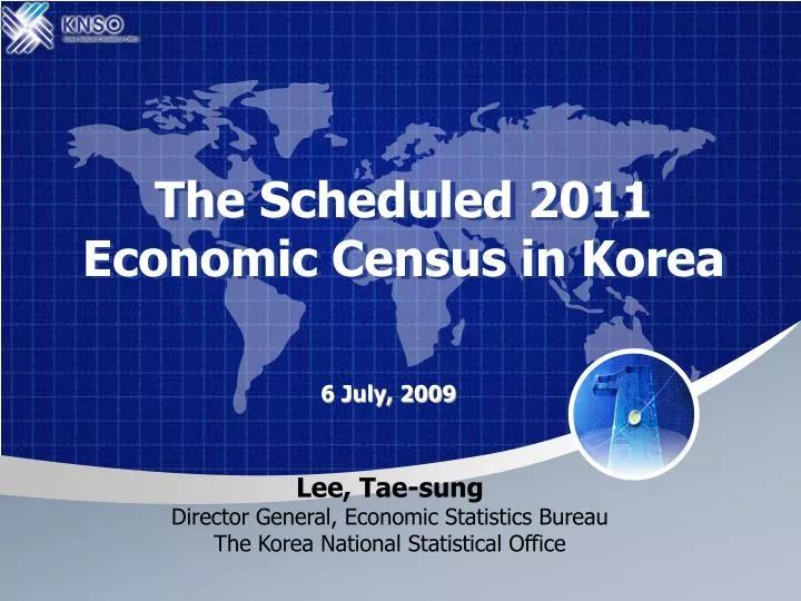 the scheduled 2011 economic census in korea