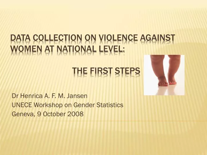 dr henrica a f m jansen unece workshop on gender statistics geneva 9 october 2008