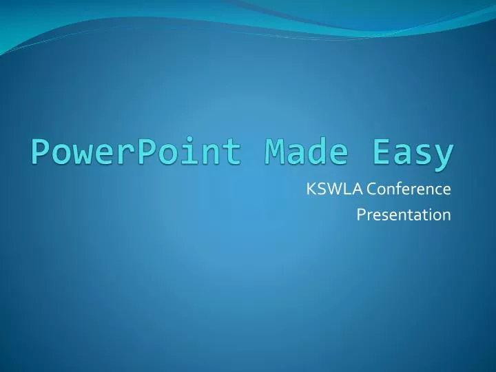 powerpoint made easy