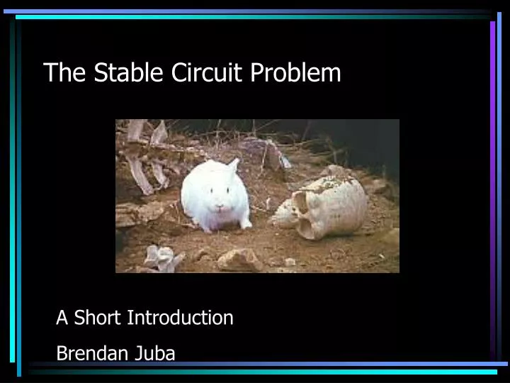 the stable circuit problem