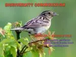 BIODIVERSITY CONSERVATION - slide 1