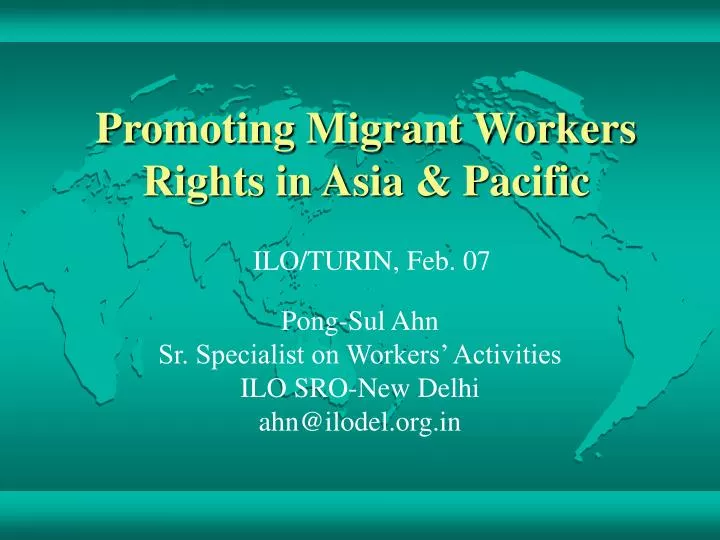 promoting migrant workers rights in asia pacific