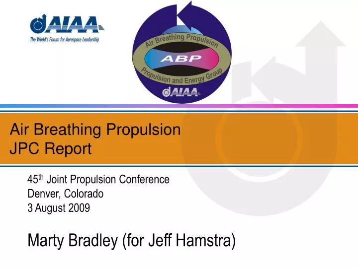 air breathing propulsion jpc report