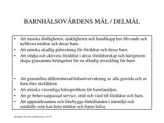 barnh lsov rdens m l delm l