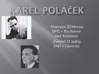 karel p ol ek