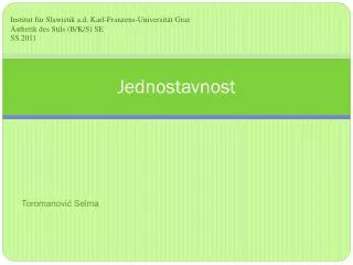 jednostavnost