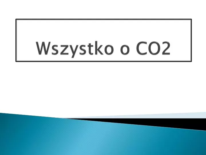 wszystko o co2