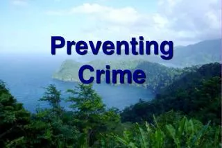 Preventing Crime