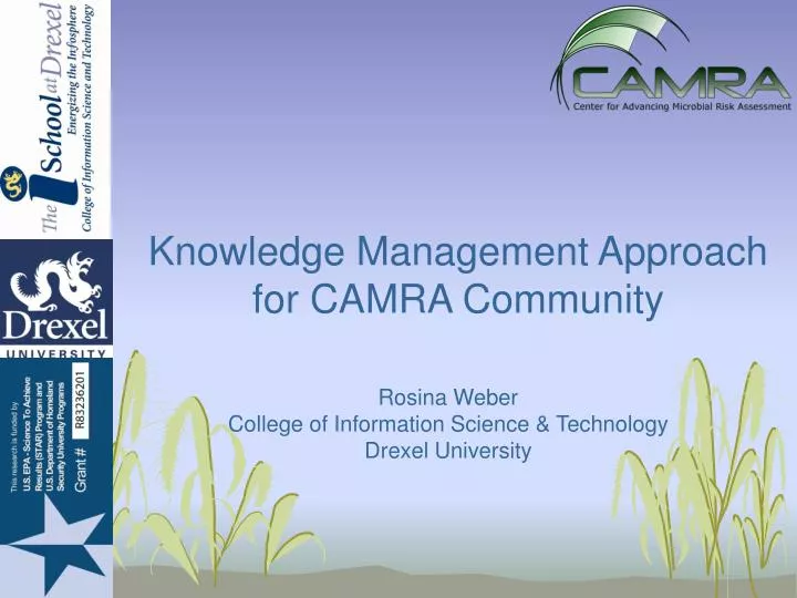 knowledge management approach for camra community