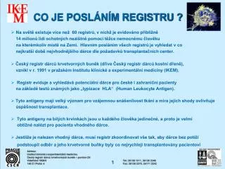 co je posl n m registru
