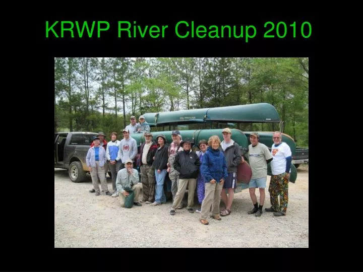 krwp river cleanup 2010