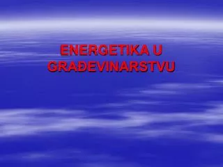 energetika u gra evinarstvu