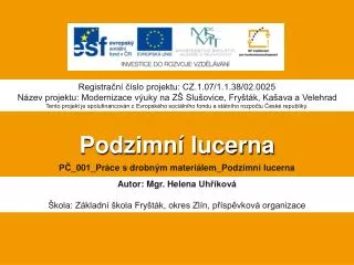 podzimn lucerna