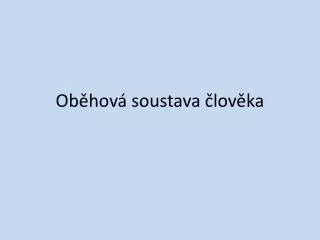 ob hov soustava lov ka