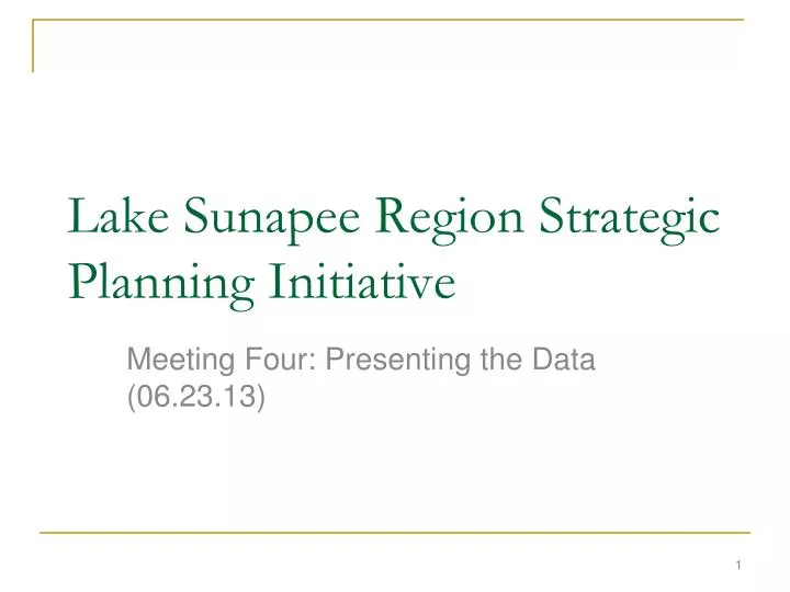 lake sunapee region strategic planning initiative