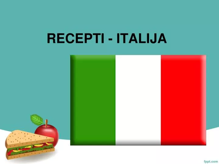 recepti italija