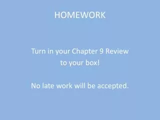 homework