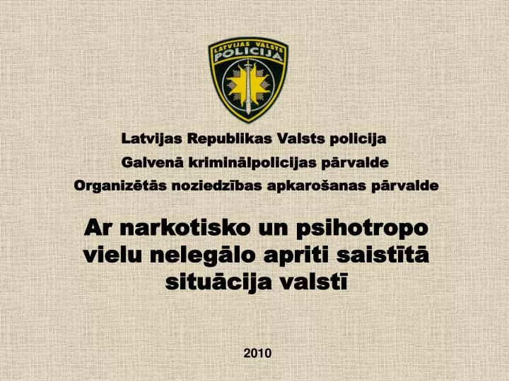 latvijas republikas valsts policija