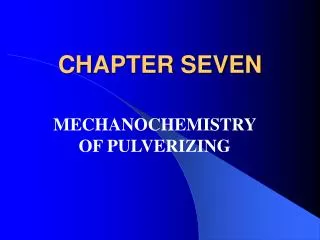 chapter seven