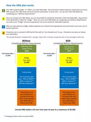 How the HRA plan works