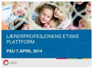 l rerprofesjonens etiske plattform