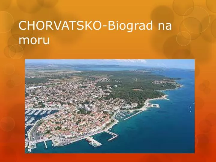 chorvatsko biograd na moru
