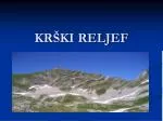 KRŠKI RELJEF - slide 1
