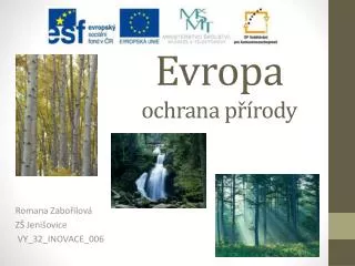 evropa ochrana p rody