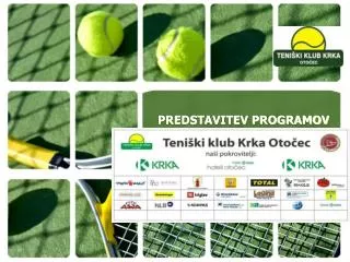 predstavitev programov
