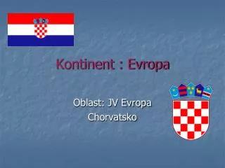 kontinent evropa