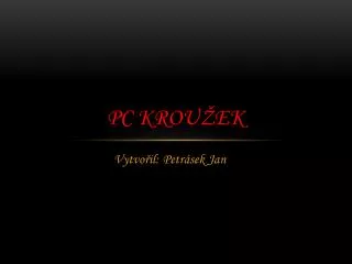 pc krou ek