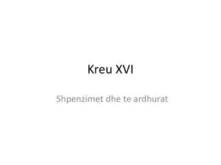 kreu xvi