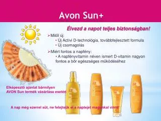 avon sun