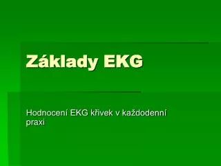 z klady ekg