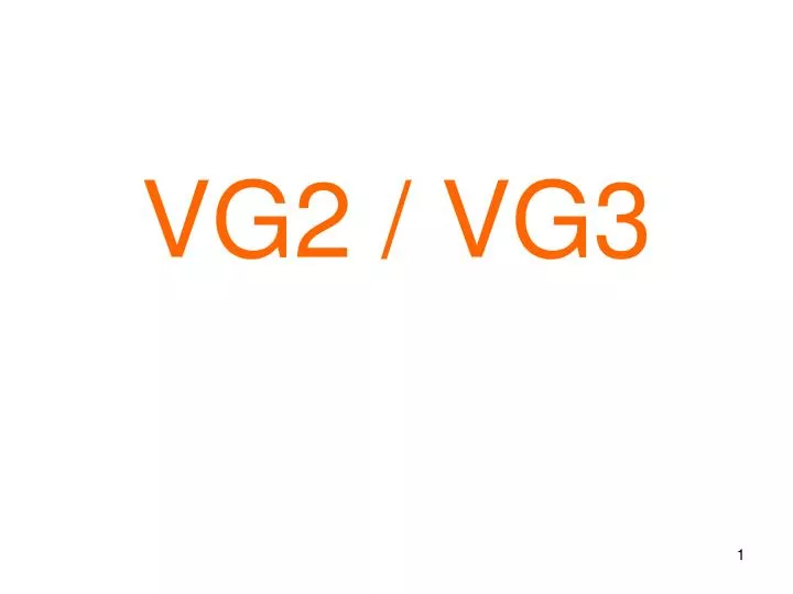 vg2 vg3