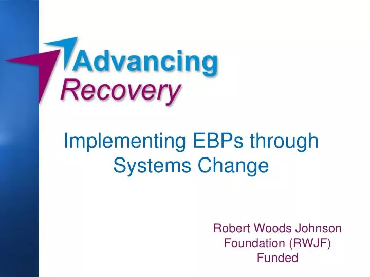 implementing ebps through systems change