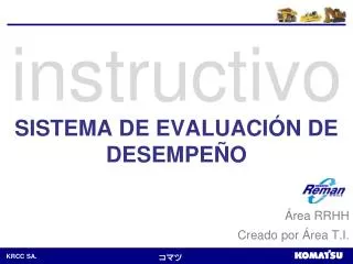 sistema de evaluaci n de desempe o